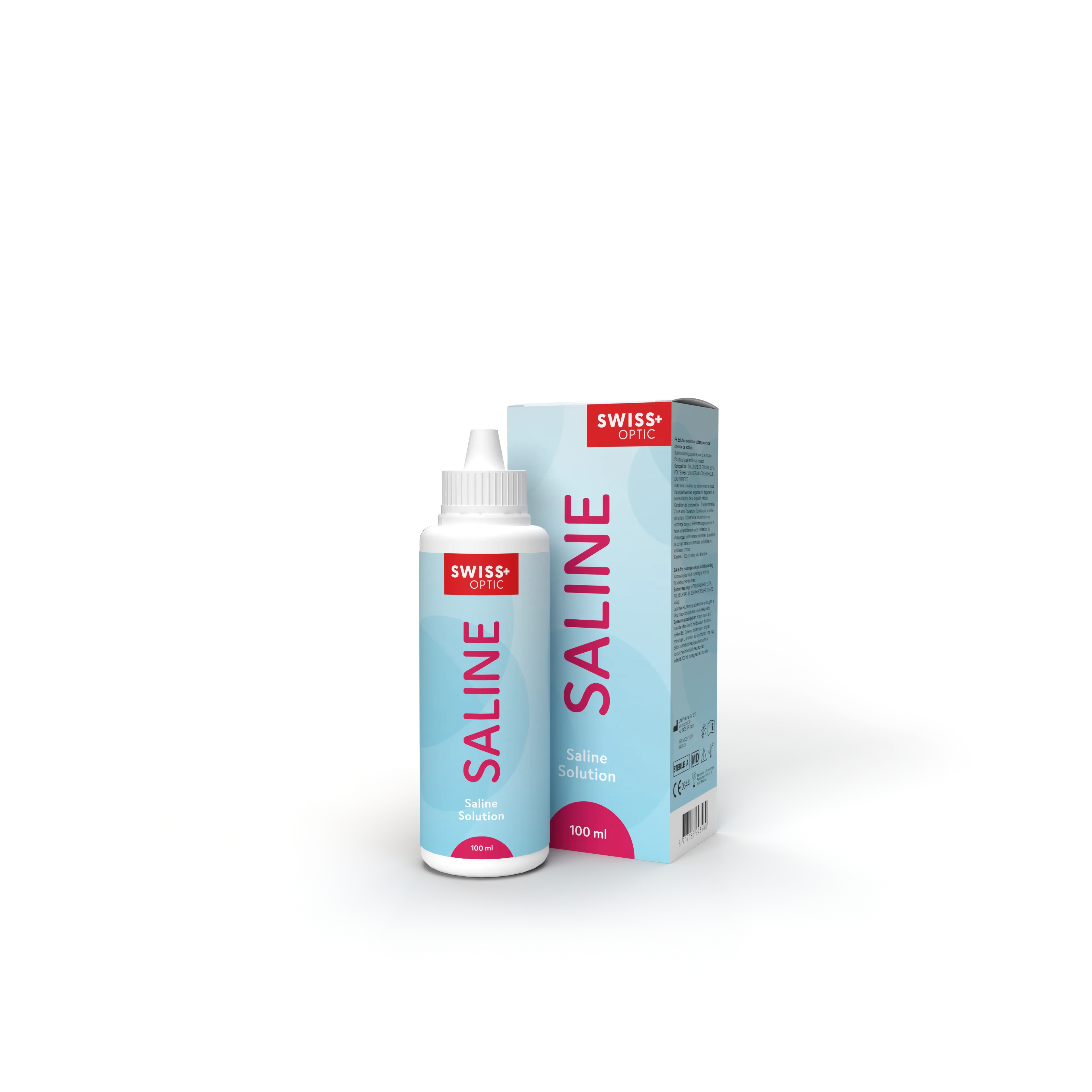 SwissOptic Saline 100ml Boxed